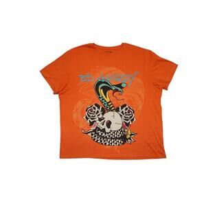 Ed Hardy Snake & Skull Graphic Tee – Size XL – Don Ed Hardy Tattoo Y2K Style